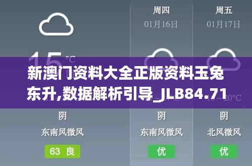 新澳门资料大全正版资料玉兔东升,数据解析引导_JLB84.718穿戴版