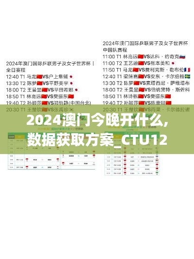 2024澳门今晚开什么,数据获取方案_CTU12.581运动版