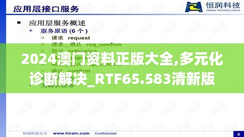 2024澳门资料正版大全,多元化诊断解决_RTF65.583清新版