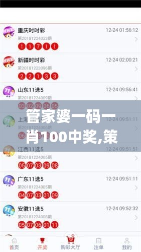 管家婆一码一肖100中奖,策略优化计划_个人版WVU74.302