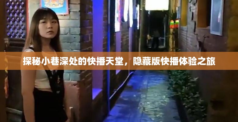 小巷深处的秘密快播天堂，揭秘隐藏版涉黄风波