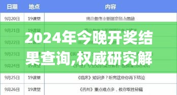 2024年今晚开奖结果查询,权威研究解释定义_安卓款95.827-7