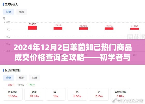 莱茵知己热门商品成交价格查询全攻略，初学者与进阶用户指南（2024年12月版）
