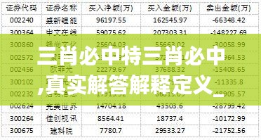 三肖必中特三肖必中,真实解答解释定义_挑战款178.949-4