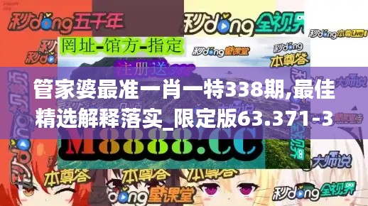 管家婆最准一肖一特338期,最佳精选解释落实_限定版63.371-3