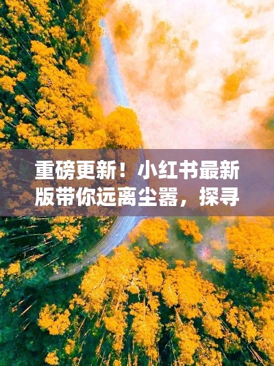 小红书最新版，远离尘嚣的自然美景探寻之旅