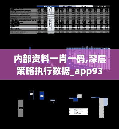 内部资料一肖一码,深层策略执行数据_app93.831-8