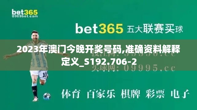 2023年澳门今晚开奖号码,准确资料解释定义_S192.706-2