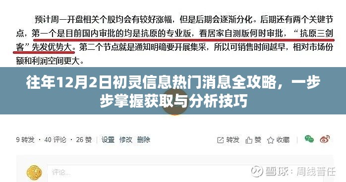 往年12月2日初灵信息热门消息全攻略，掌握获取与分析技巧的步骤指南