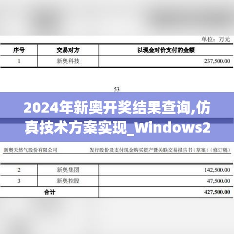 2024年新奥开奖结果查询,仿真技术方案实现_Windows21.366