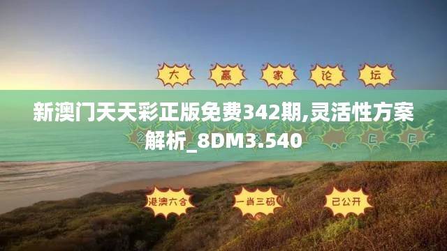 新澳门天天彩正版免费342期,灵活性方案解析_8DM3.540