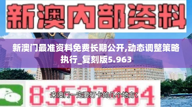 新澳门最准资料免费长期公开,动态调整策略执行_复刻版5.963