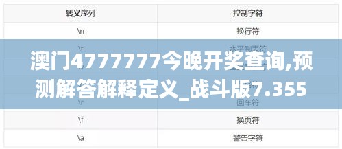 澳门4777777今晚开奖查询,预测解答解释定义_战斗版7.355