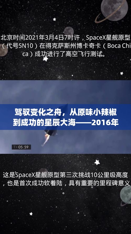 驾驭变化之舟，从原味小辣椒到星辰大海的励志之旅——2016年终回顾