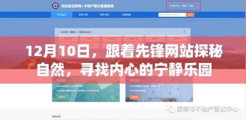 12月10日跟随先锋网站探索自然秘境，寻找心灵宁静之地