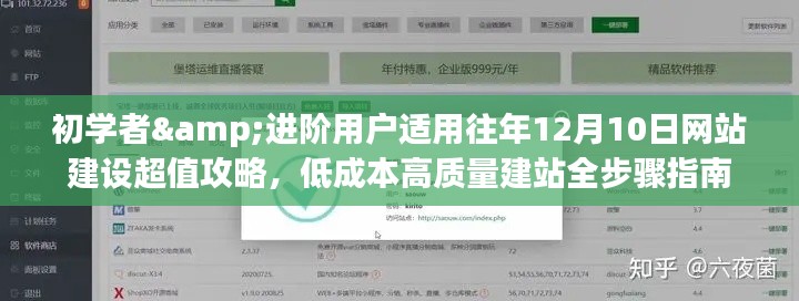往年网站建设超值攻略，低成本高质量建站全步骤指南，适合初学者与进阶用户