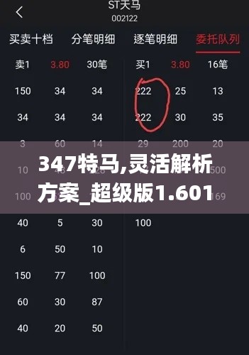 347特马,灵活解析方案_超级版1.601