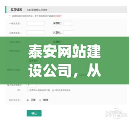 泰安网站建设公司，零基础到进阶，网站的详细搭建步骤指南