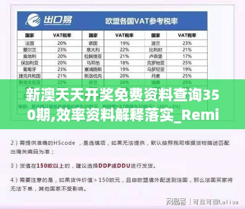 新澳天天开奖免费资料查询350期,效率资料解释落实_RemixOS3.380