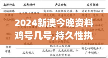 2024新澳今晚资料鸡号几号,持久性执行策略_DP3.744