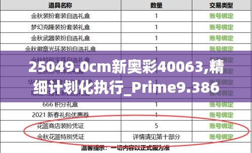 25049.0cm新奥彩40063,精细计划化执行_Prime9.386