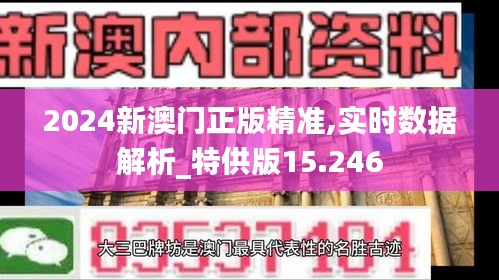 2024新澳门正版精准,实时数据解析_特供版15.246