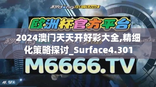 2024澳门天天开好彩大全,精细化策略探讨_Surface4.301