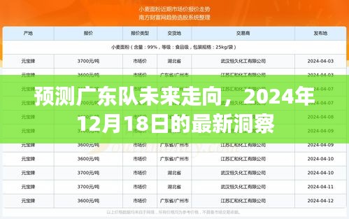 广东队未来走向洞察，2024年最新预测分析