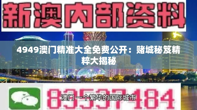 4949澳门精准大全免费公开：赌城秘笈精粹大揭秘