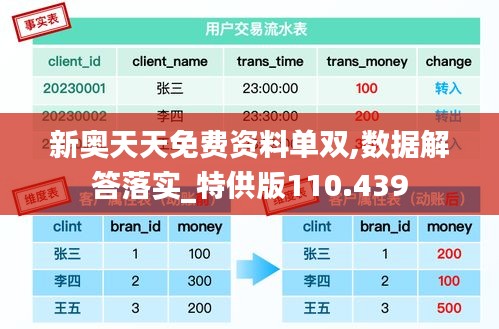 新奥天天免费资料单双,数据解答落实_特供版110.439