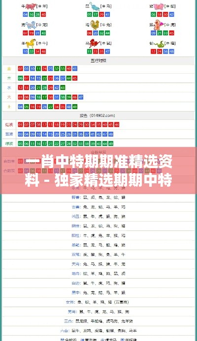 一肖中特期期准精选资料 - 独家精选期期中特准策略