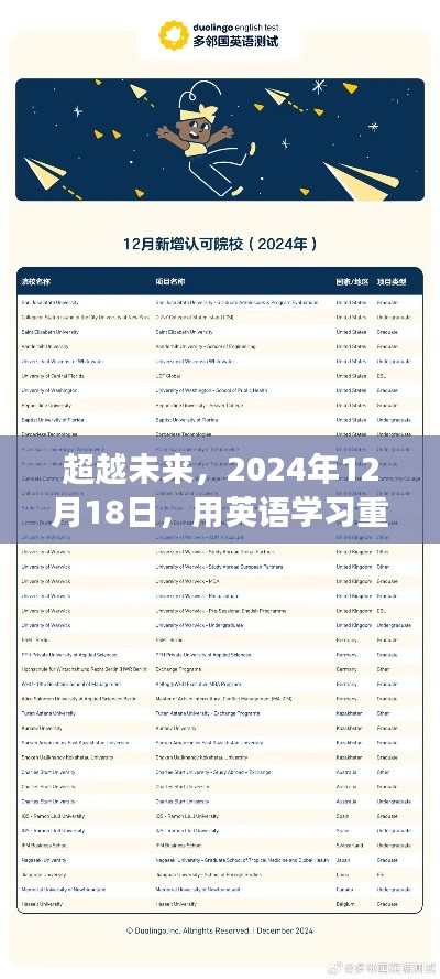 重塑网站梦想之舟，英语学习引领未来，2024年12月1 8日超越之旅