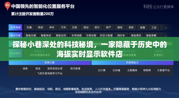 探秘小巷深处的科技秘境，海拔实时显示软件店揭秘