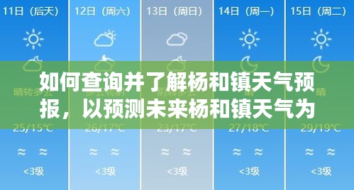 杨和镇天气预报查询指南，如何预测未来天气？