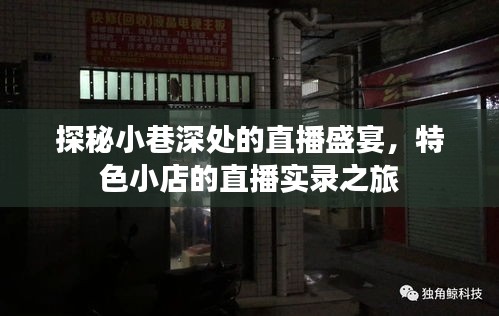 小巷深处的直播盛宴，特色小店的直播实录探秘之旅