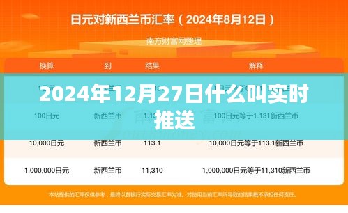 实时推送概念解析，了解即时推送消息在2024年12月27日的含义