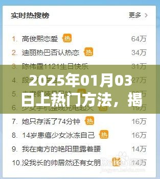 揭秘，如何上热门话题榜——2025年策略分享