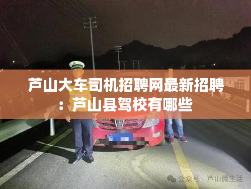 芦山大车司机招聘网最新招聘：芦山县驾校有哪些 