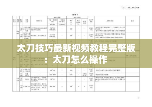 太刀技巧最新视频教程完整版：太刀怎么操作 