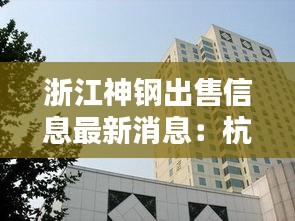 浙江神钢出售信息最新消息：杭州神钢机械建设有限公司 