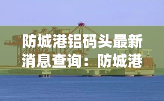 防城港铝码头最新消息查询：防城港30万吨级码头开工建设 