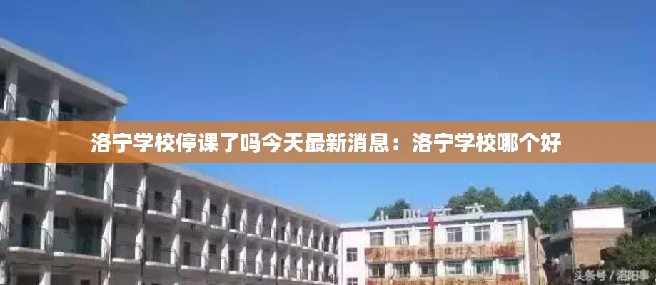 洛宁学校停课了吗今天最新消息：洛宁学校哪个好 