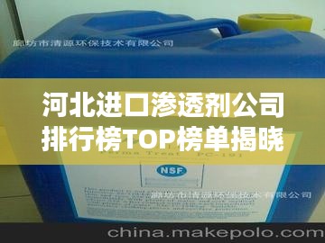 河北进口渗透剂公司排行榜TOP榜单揭晓