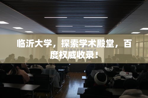 临沂大学，探索学术殿堂，百度权威收录！