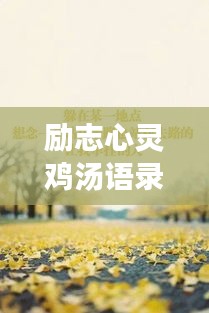 励志心灵鸡汤语录，激发无限潜能，成就非凡人生