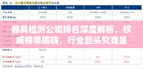 器具检测公司排名深度解析，权威榜单揭晓，行业巨头究竟是谁？