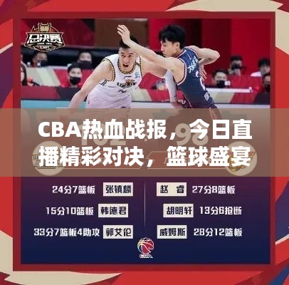 CBA热血战报，今日直播精彩对决，篮球盛宴不容错过！