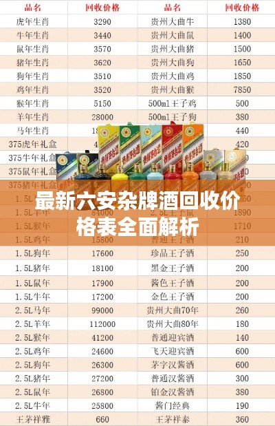 最新六安杂牌酒回收价格表全面解析