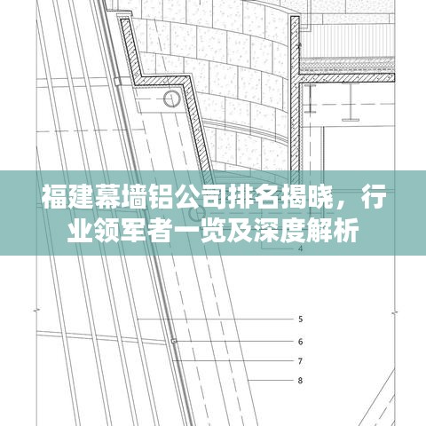 福建幕墙铝公司排名揭晓,行业领军者一览及深度解析