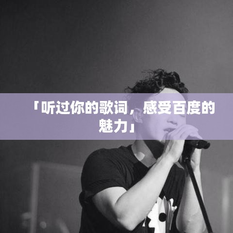 「听过你的歌词，感受百度的魅力」